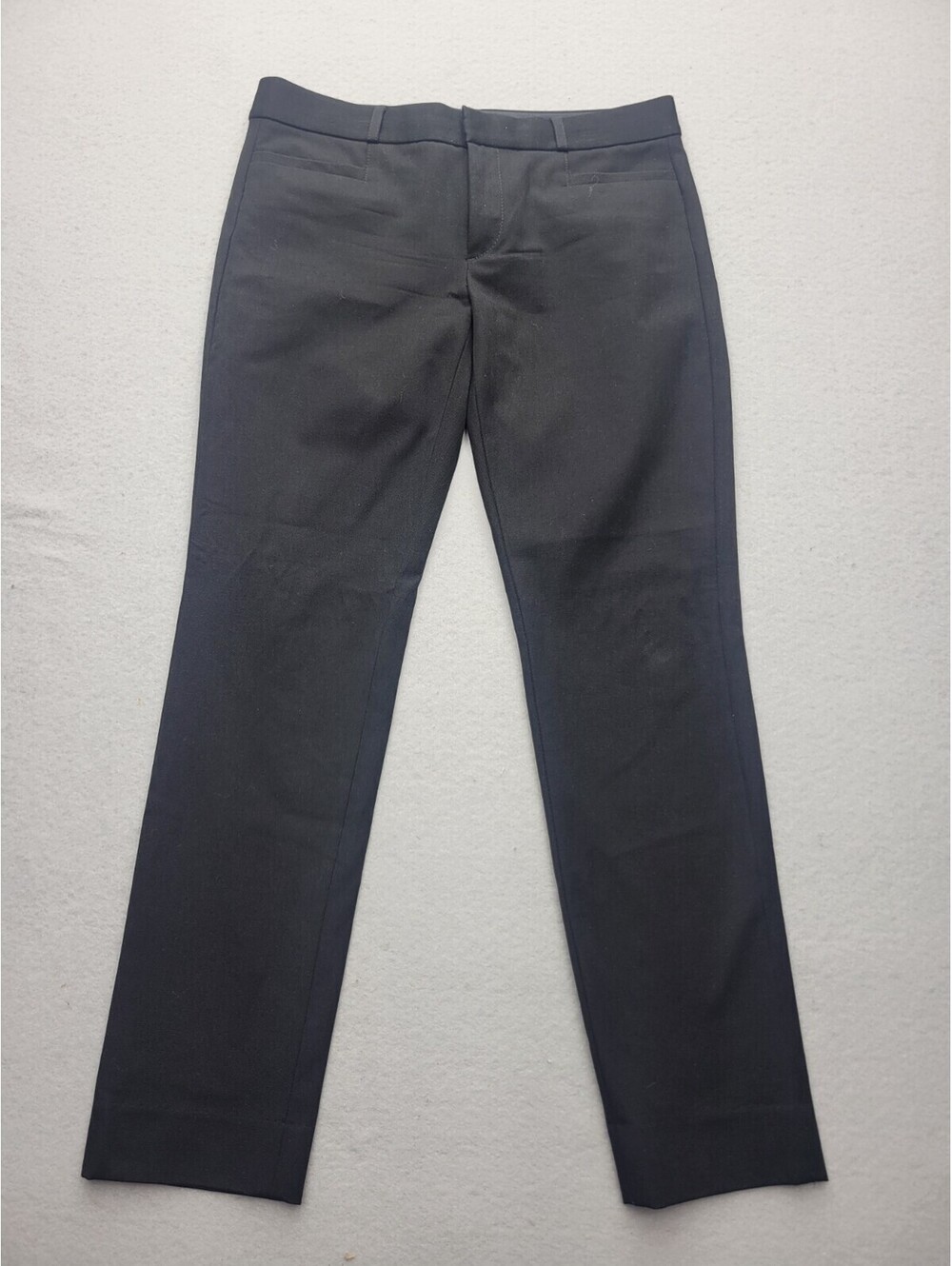 Banana Republic Women's Pants Size 4 Black Low Rise Chino Sloan Cotton Blend